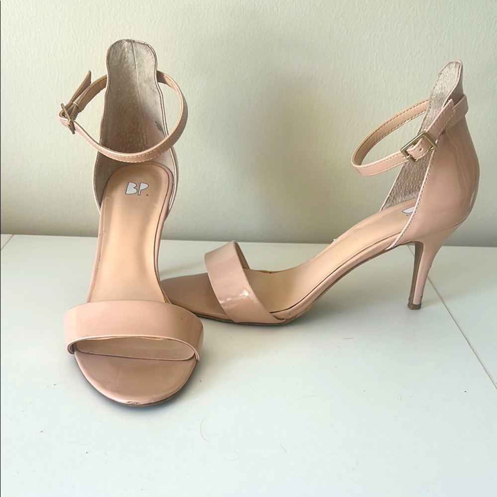 BP Women's Nude Heeled Sandals Sz9